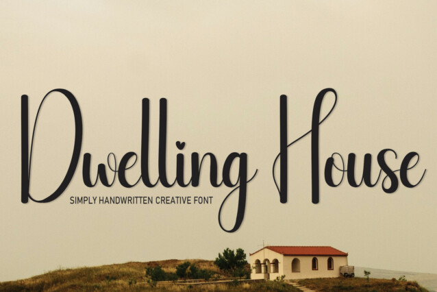Dwelling House Script Font