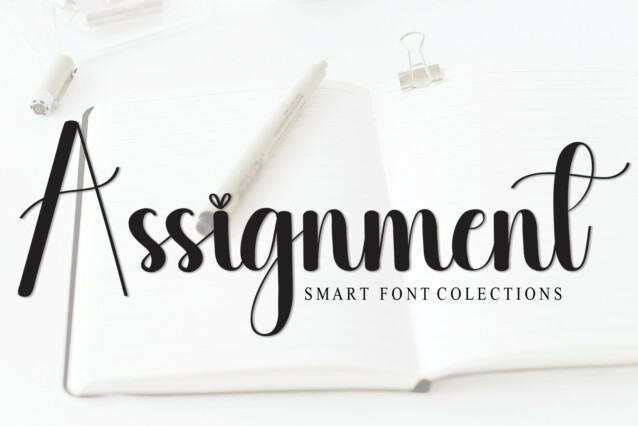 Assignment Script Font