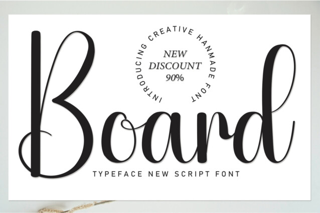 Board Script Font