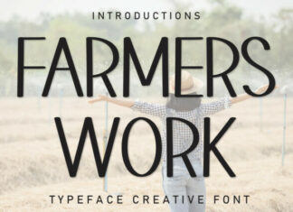 Farmers Work Font