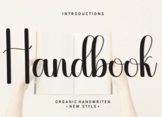 Handbook Script Font