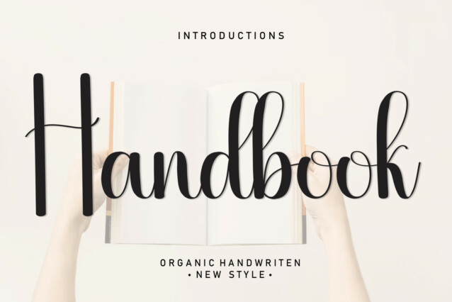 Handbook Script Font