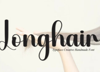 Longhair Script Font