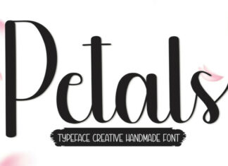 Petals Script Font