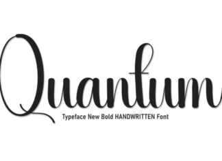 Quantum Script Typeface