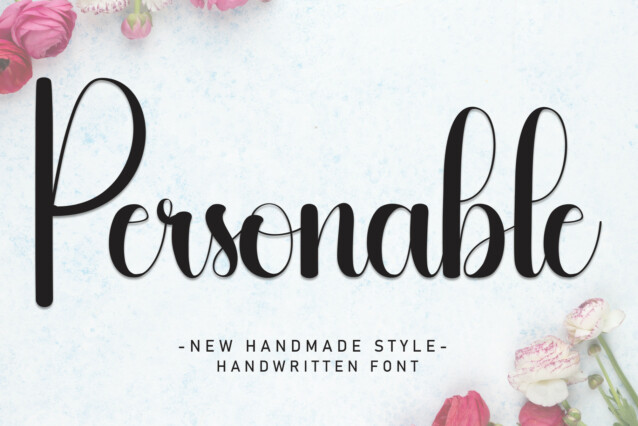 Personable Script Font