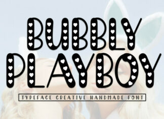 Bubbly Playboy Script Font