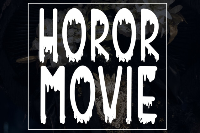 Horor Movie Script Font