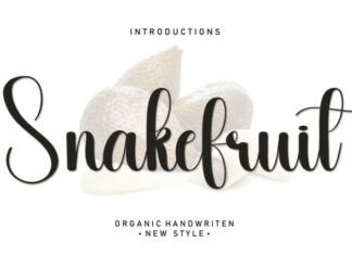 Snakefruit Script Font