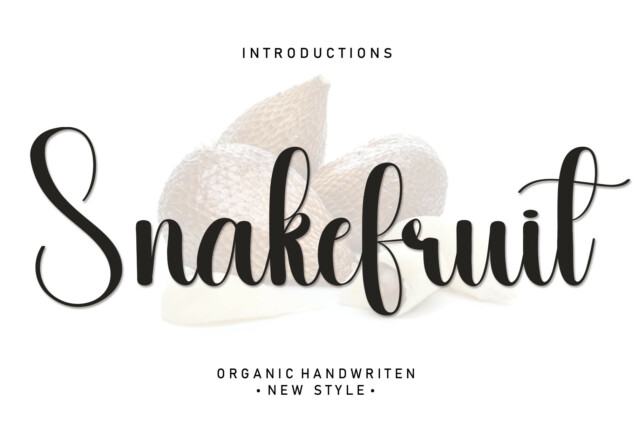 Snakefruit Script Font