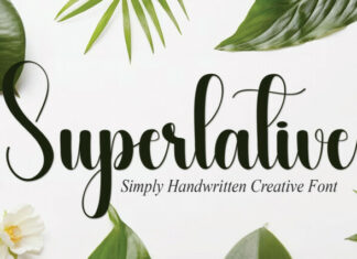 Superlative Script Font