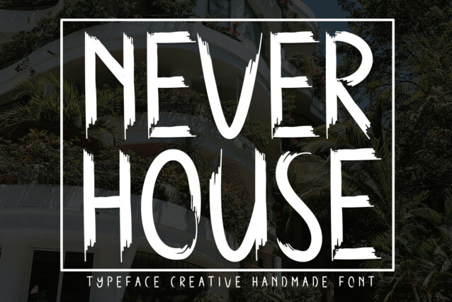 Never House Display Font