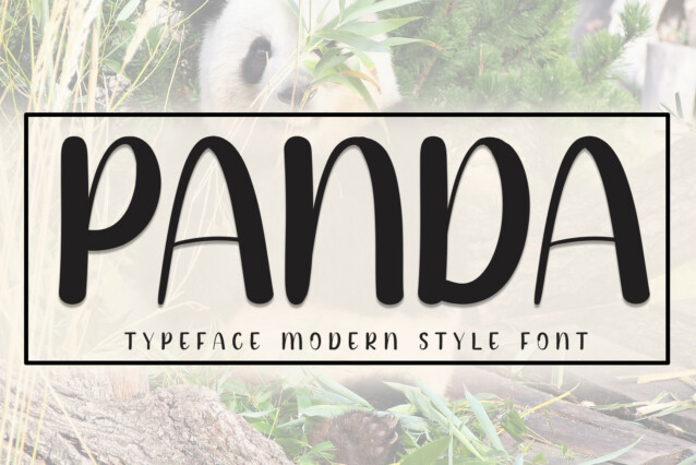 Panda Display Font
