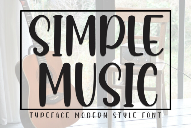 Simple Music Script Font