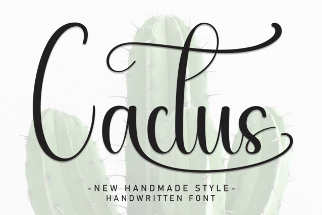 Cactus Script Font