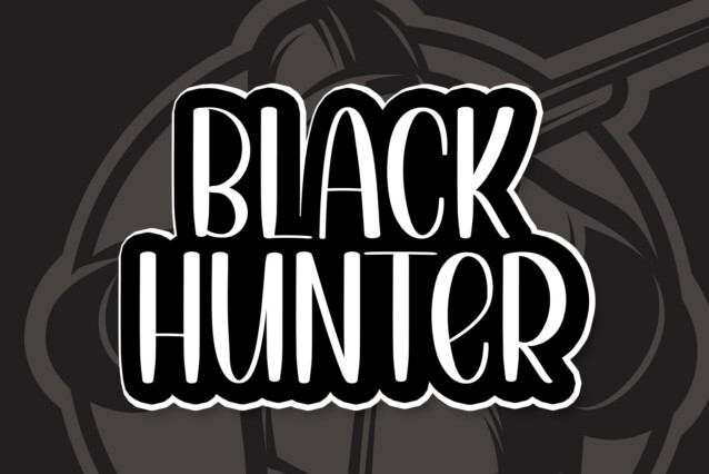 Black Hunter Display Font