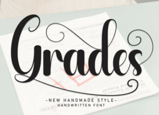 Grades Script Font
