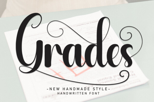Grades Script Font