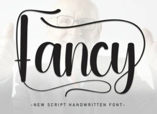 Fancy Script Font