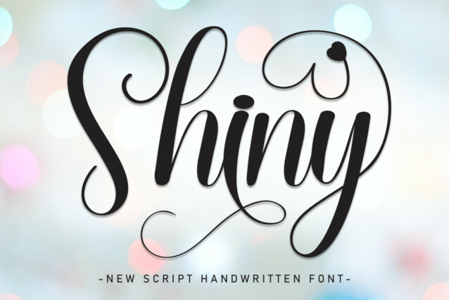 Shiny Script Typeface