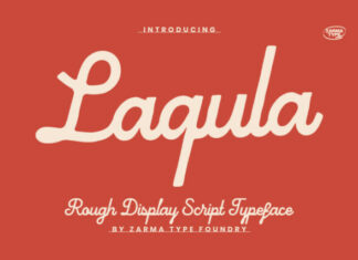 Laqula Typeface