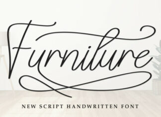 Furniture Script Font