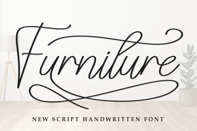 Furniture Script Font