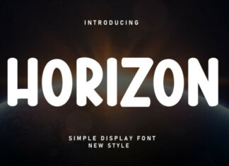 Horizon Display Typeface