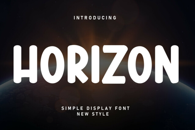 Horizon Display Typeface
