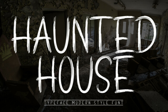 Haunted House Display Typeface