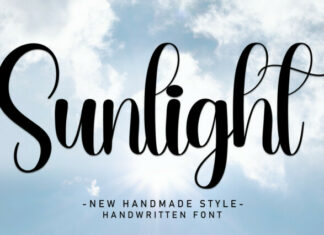 Sunlight Script Typeface