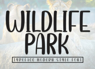 Wildlife Park Display Font