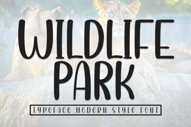 Wildlife Park Display Font