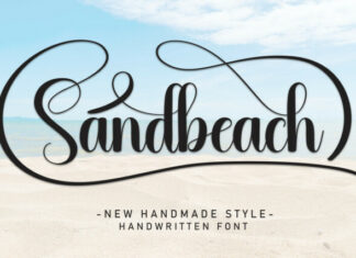 Sandbeach Script Font