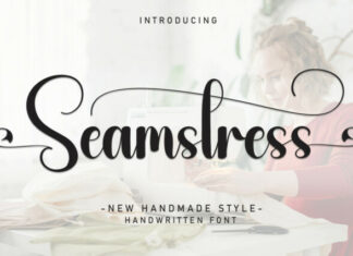 Seamstress Script Font