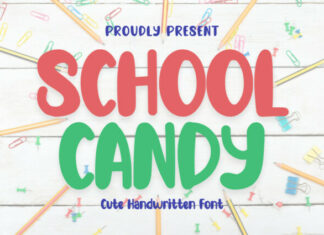 School Candy Display Font