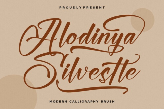 Alodinya Silvestte Script Font