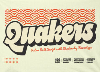 Quakers Font