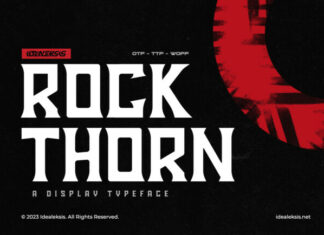 Rock Thorn Font