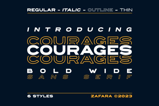 Courages Font