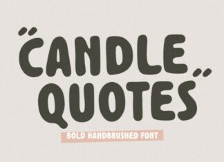 Candle Quotes Font