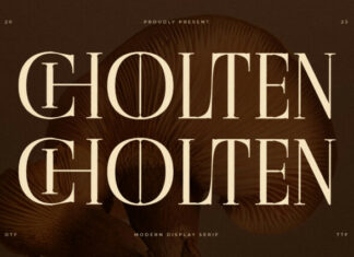 Cholten Font