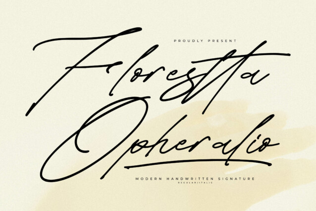 Florestta Opheralio Font