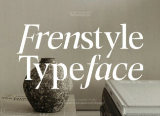 Frenstyle Typeface