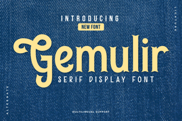 Gemulir Font