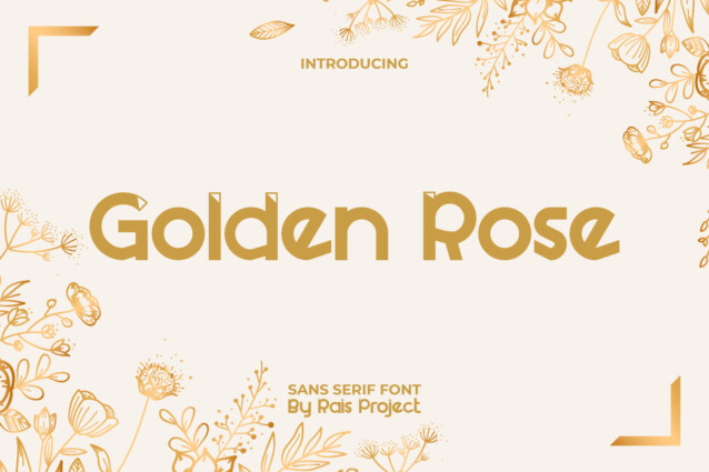 Golden Rose Font