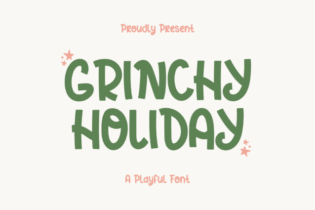 Grinchy Holiday Font