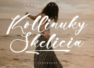 Kollinuky Skelicia Font