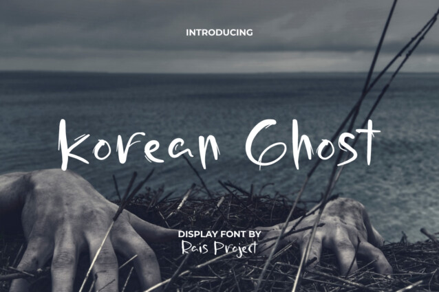 Korean Ghost Font