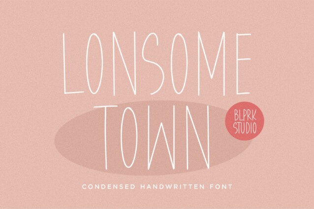 Lonesome Town Display Font